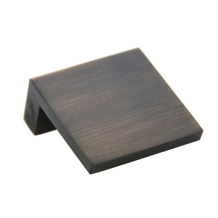 Crown 1-3/4" Tab Cabinet Pull with 1-1/4" Center to Center Oil Rubbed Bronze Finish CHK166710B